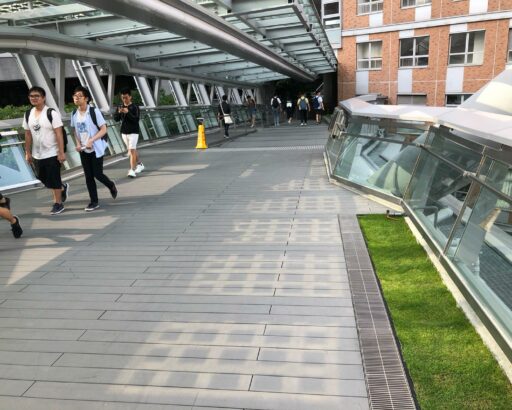 Exterpark Tech Rock Pizarra Polytechnic University Footbridge – Hong Kong
